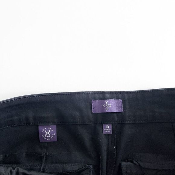 NYDJ Women's Lift Tuck Technology Casual Trouser Pants Black Size 10 - Picture 4 of 9